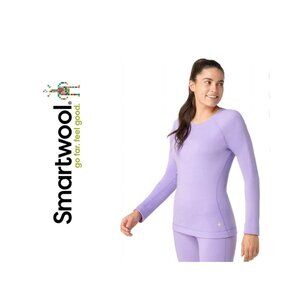 Smartwool Womens Classic Thermal Base Layer Crew ULTRAVIOLET